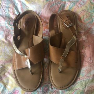 b.o.c by born leather sandals size 10